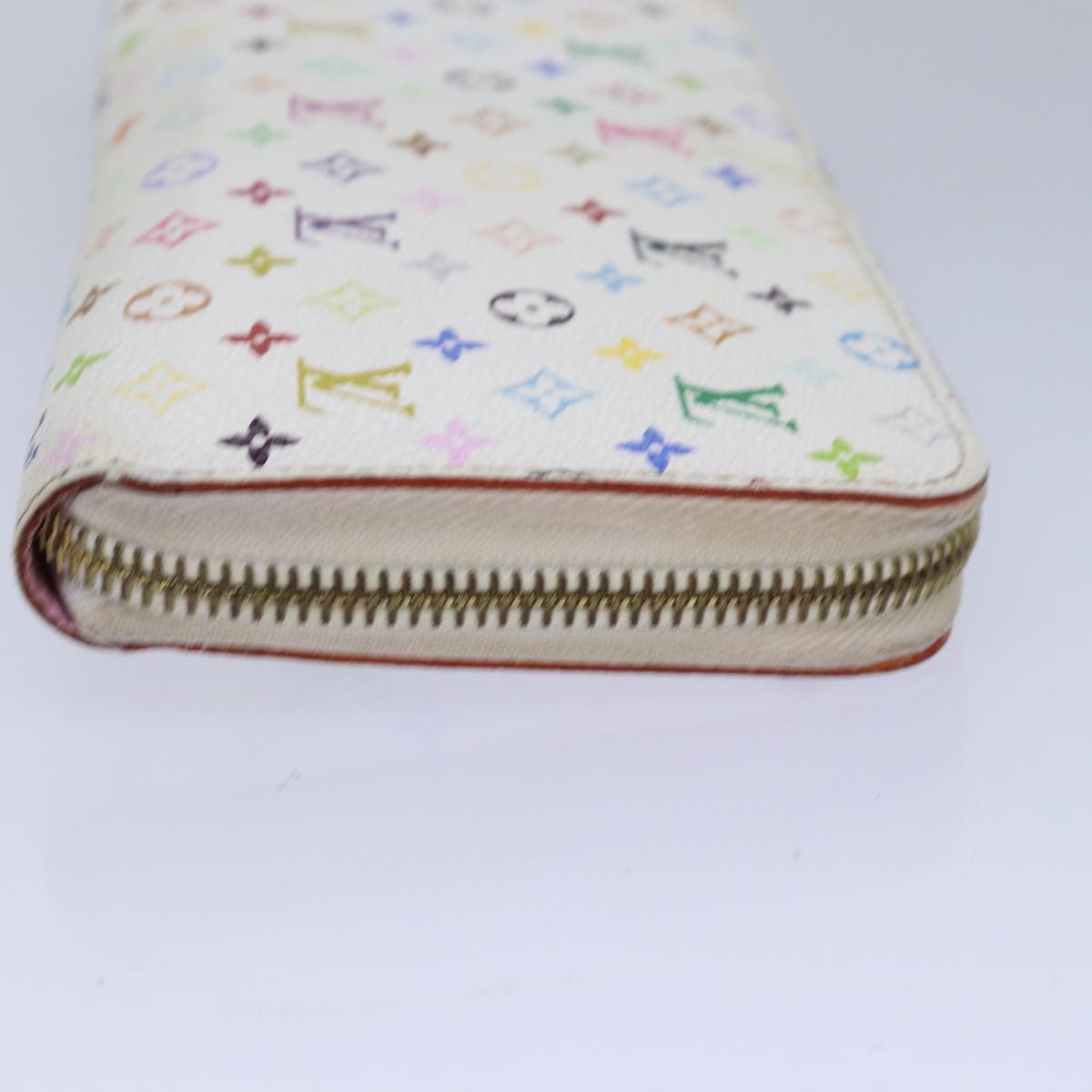 Louis Vuitton Monogram Multicolor Zippy Wallet White LV