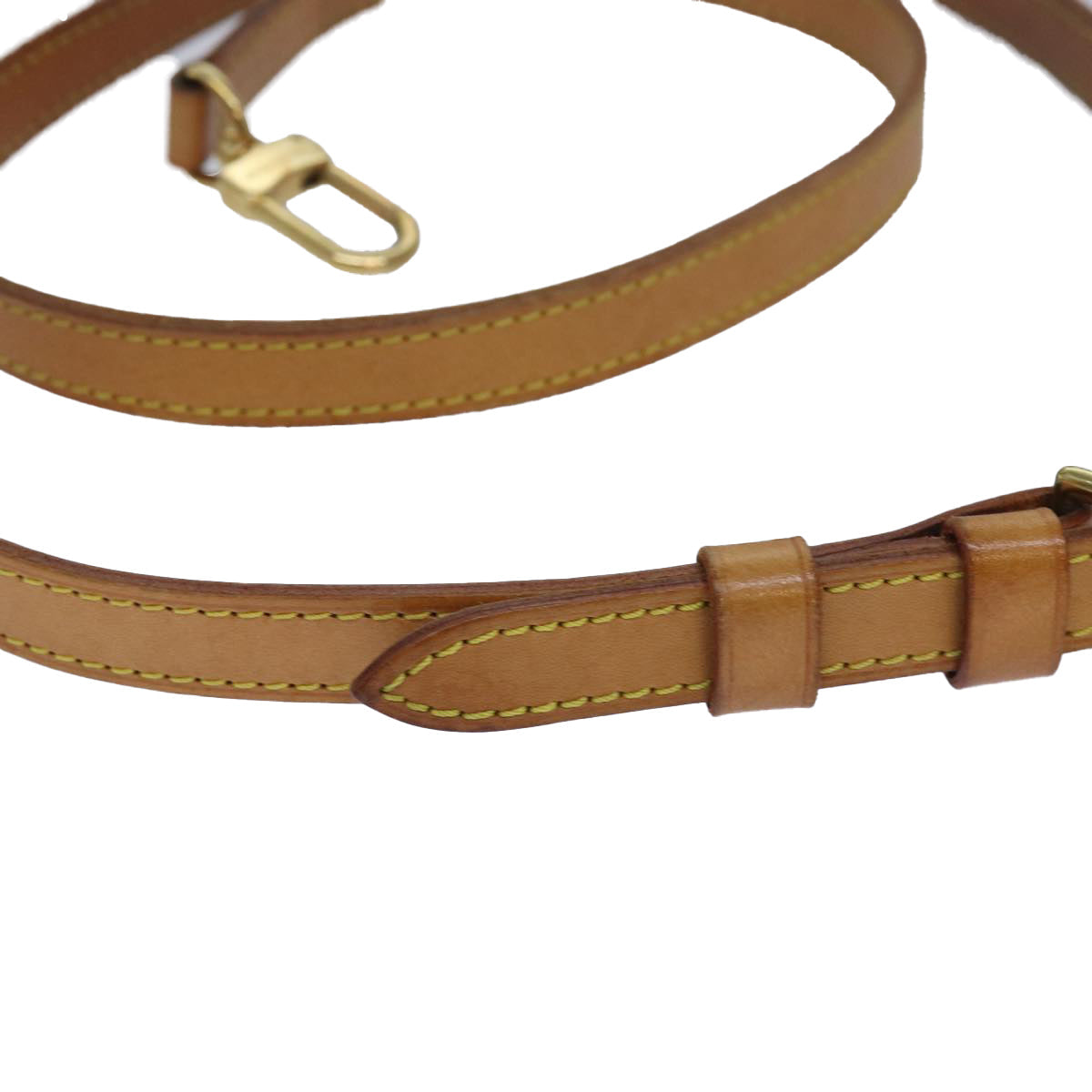 Louis Vuitton Adjustable Shoulder Strap Leather 37.8"-45.3" Beige Fashion Accessory