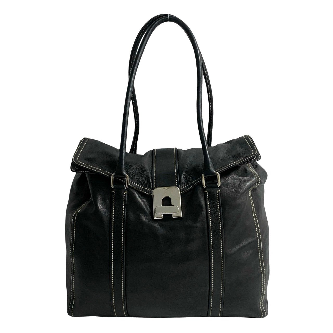 Prada 2Way Bag Leather Travel Bag 5