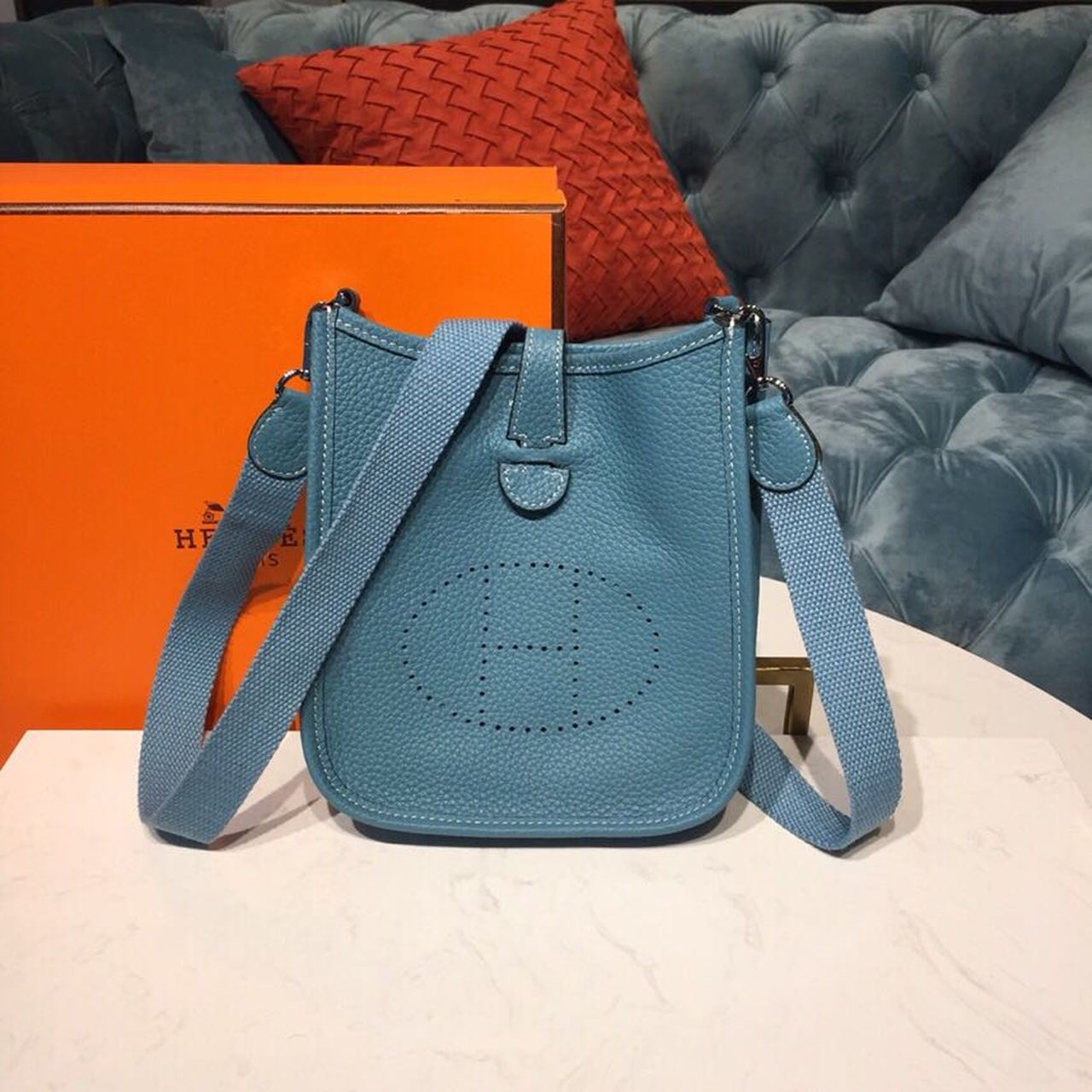Top Quality Evelyne Ii Tpm Bag Jean Blue Travel Bag