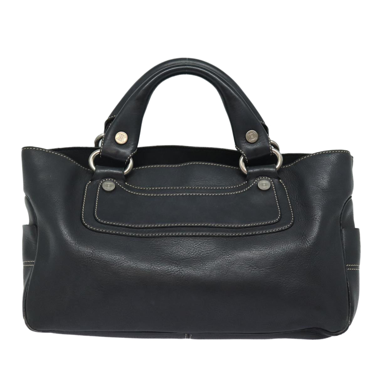 Luxury Hand Bag Leather Black Travel Bag