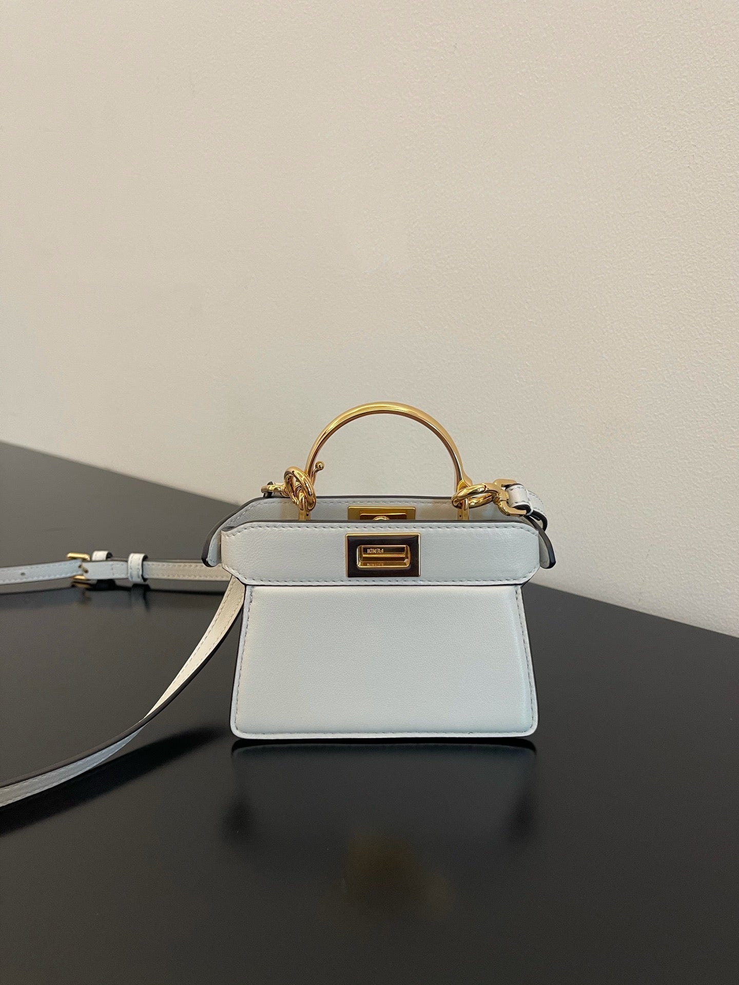 Iseeu Petite Micro White Travel Bag