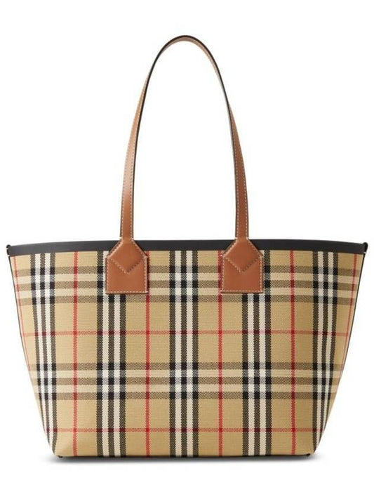 Burberry Luxury London Tote Bag Briar Black Brown Small