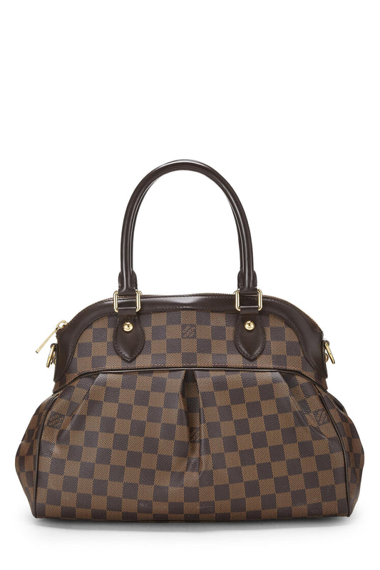 Louis Vuitton,  Damier Ebene Trevi PM, Brown