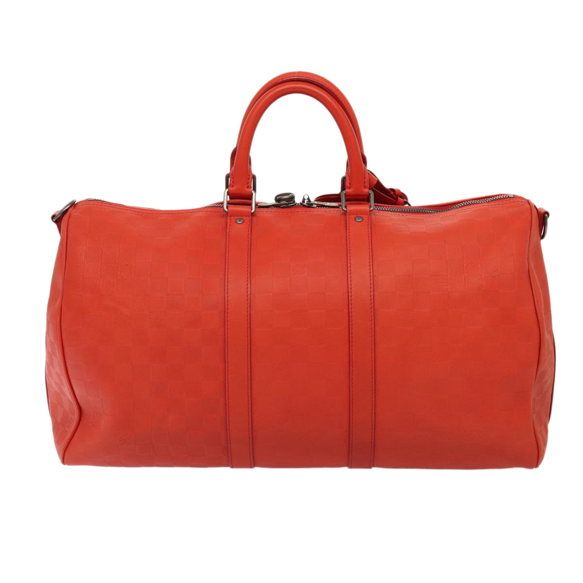 LOUIS VUITTON Damier Infini  Keepall Bandouliere 45 Bag Fusion N41142 Auth 81041
