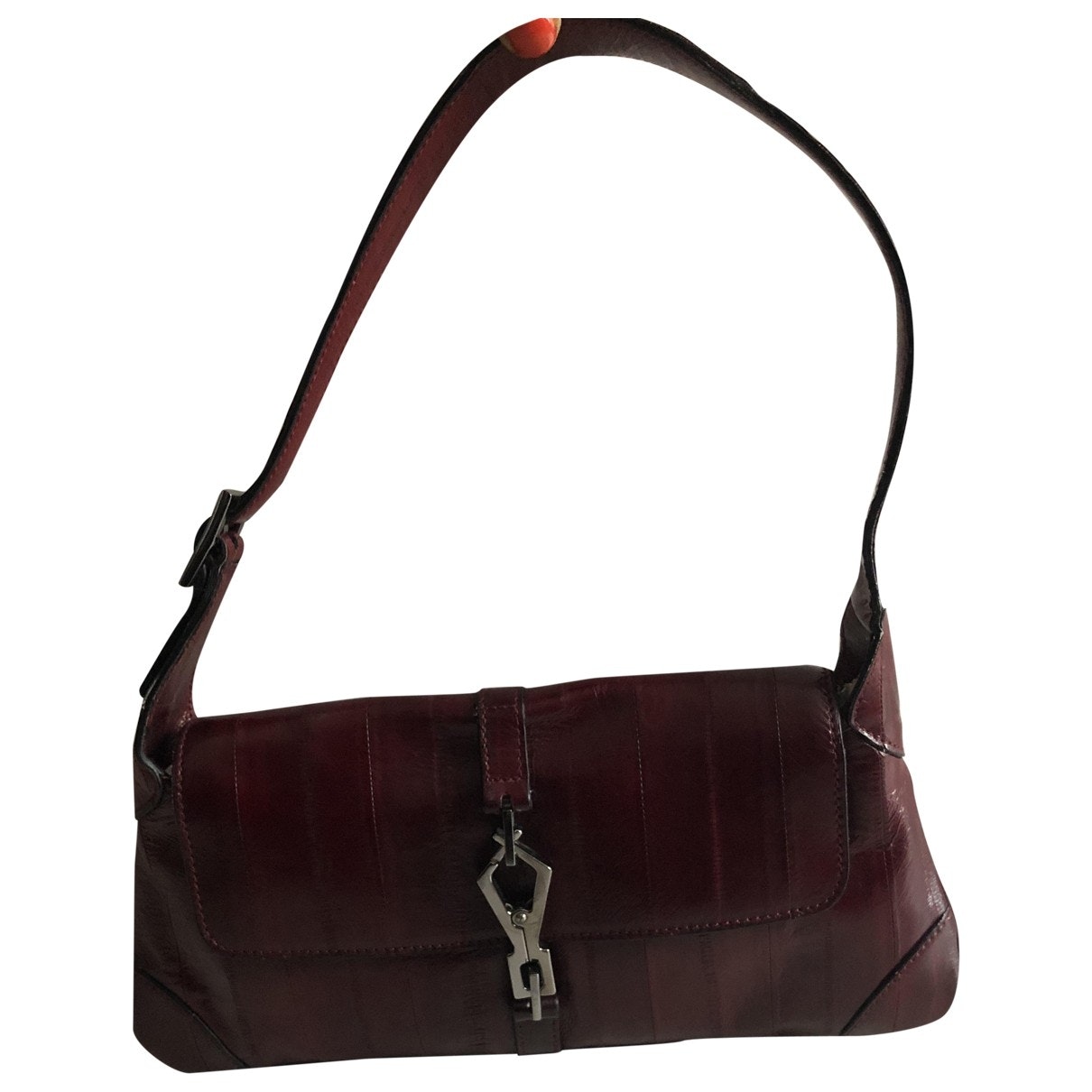 Gucci burgundy leather handbag