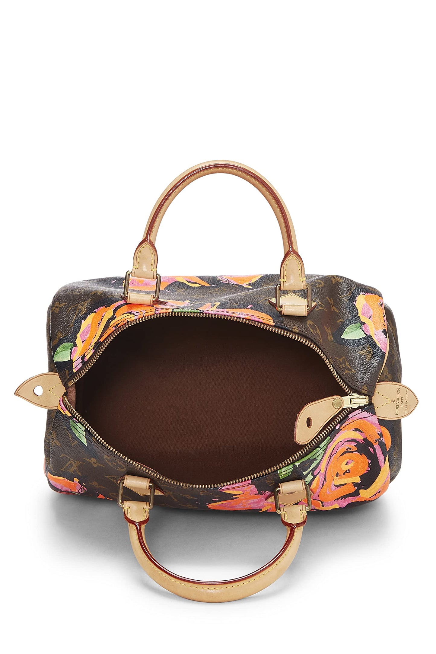 Louis Vuitton,  Stephen Spro  x Monogram Roses Speedy 30, Brown