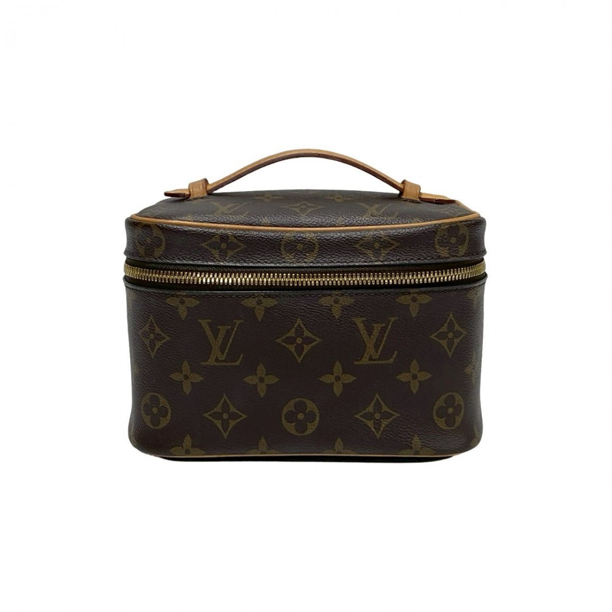 Louis Vuitton M44495 PVC Nice Monogram Leather Brown Mini Bag