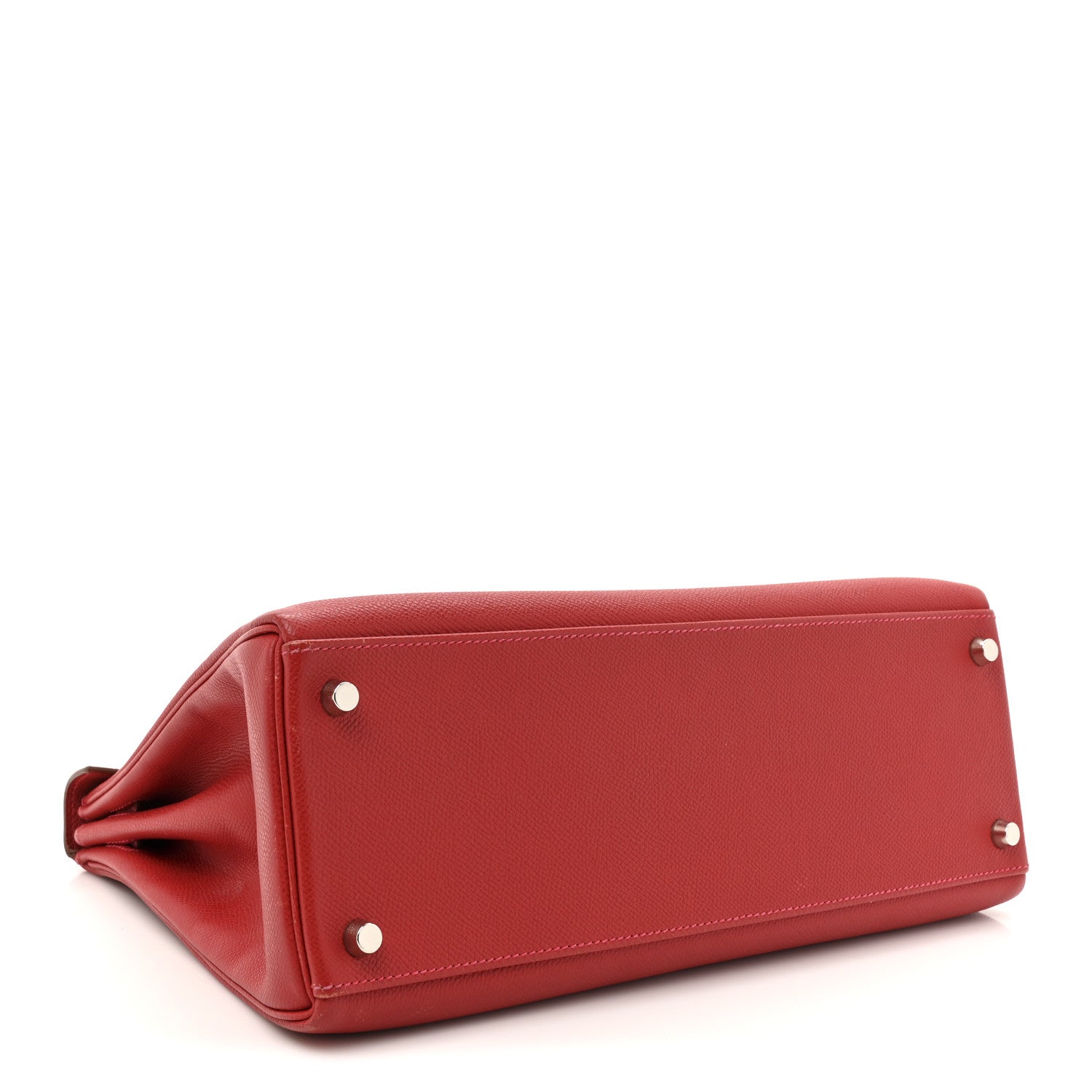 Hermes Epsom Kelly Retourne Rouge Vif Handbag Travel Bag Rouge Vif 1745869