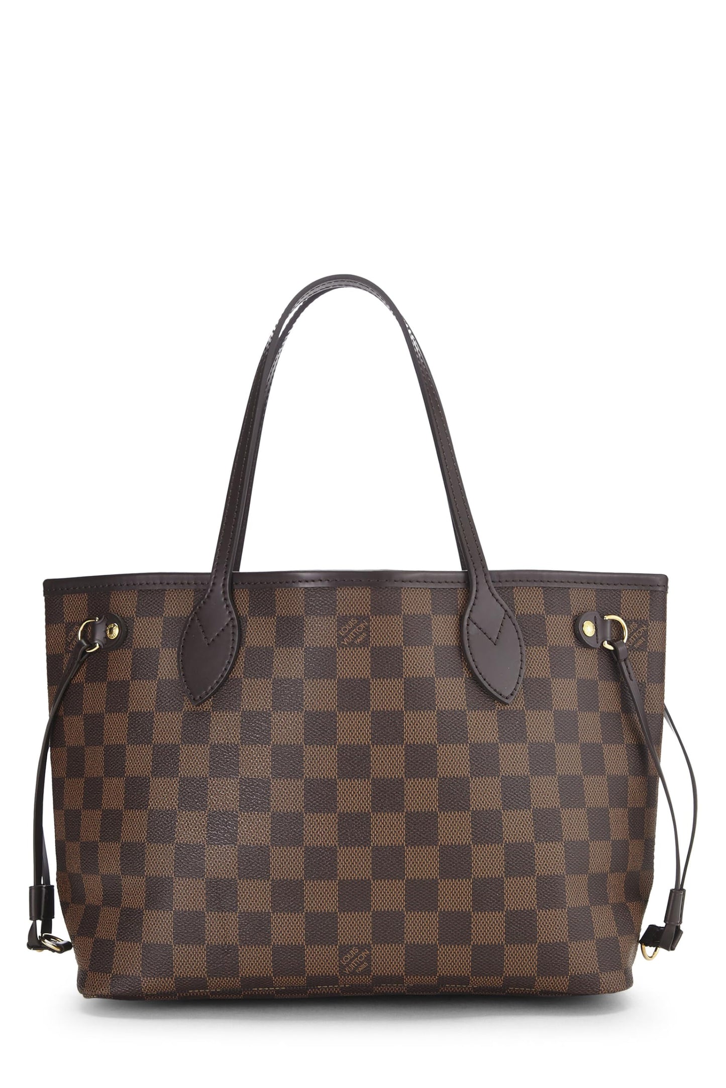 Louis Vuitton,  Damier Ebene Neverfull PM, Brown