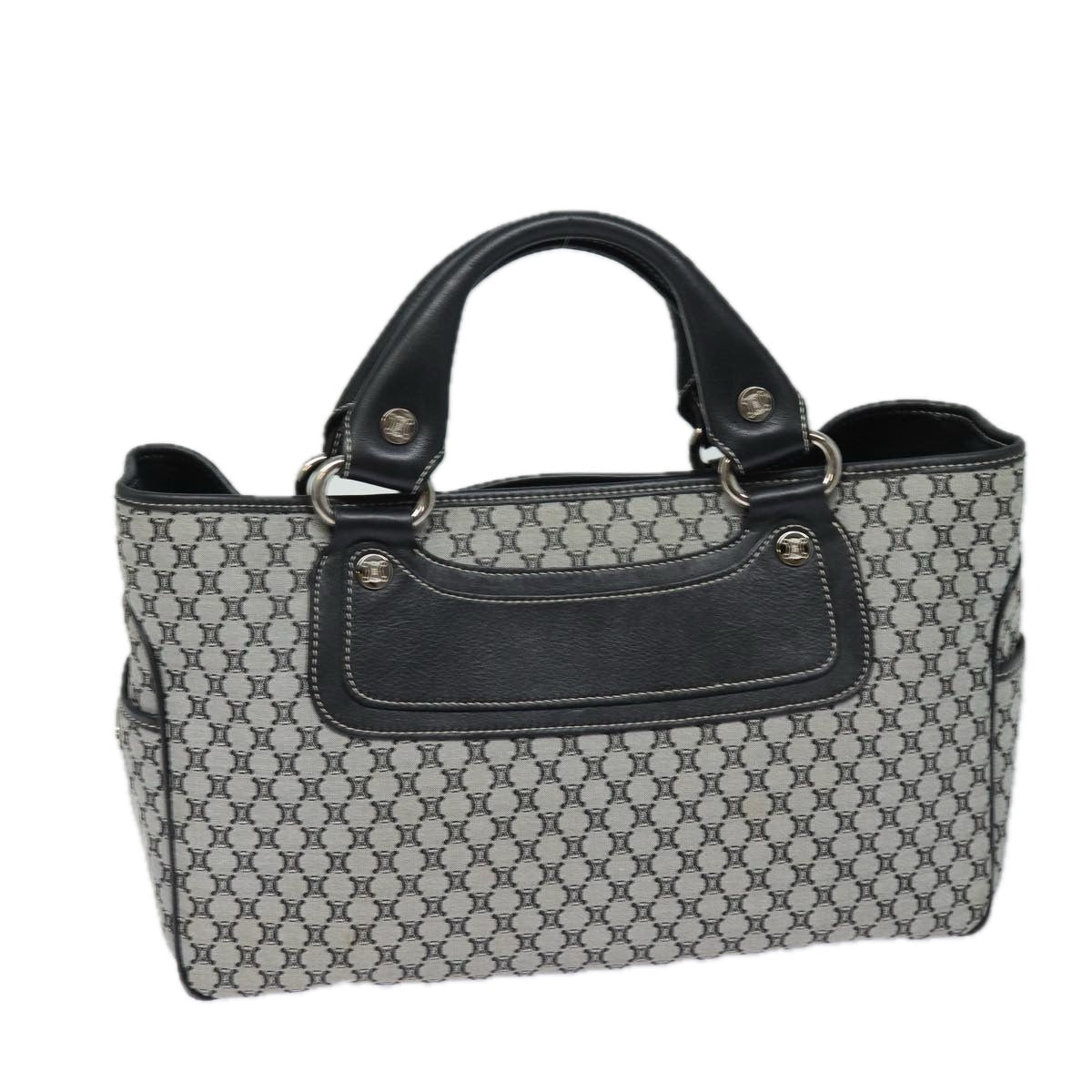 Luxury Triomphe Hand Bag Navy Canvas Travel Bag