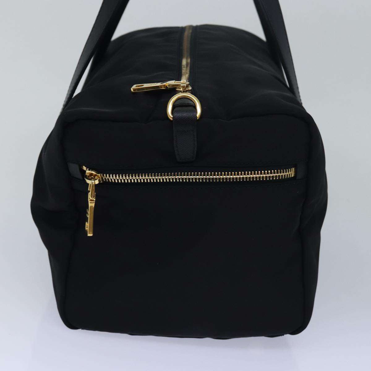 Prada Hand Bag 2Way Auth Nylon Black Travel Bag Bl0567 Auth 81141