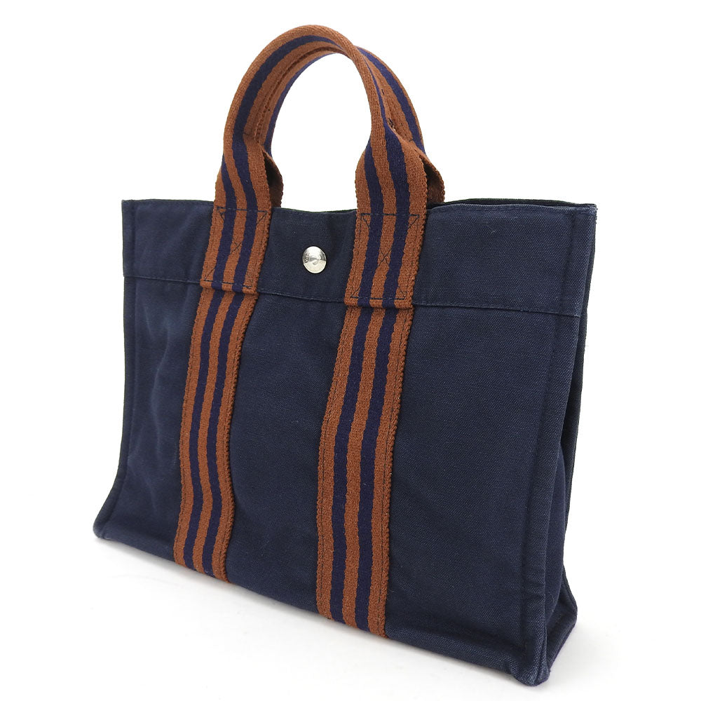 Tote Bag Navy Fool Toepm Unisex(Unisex) Canvas