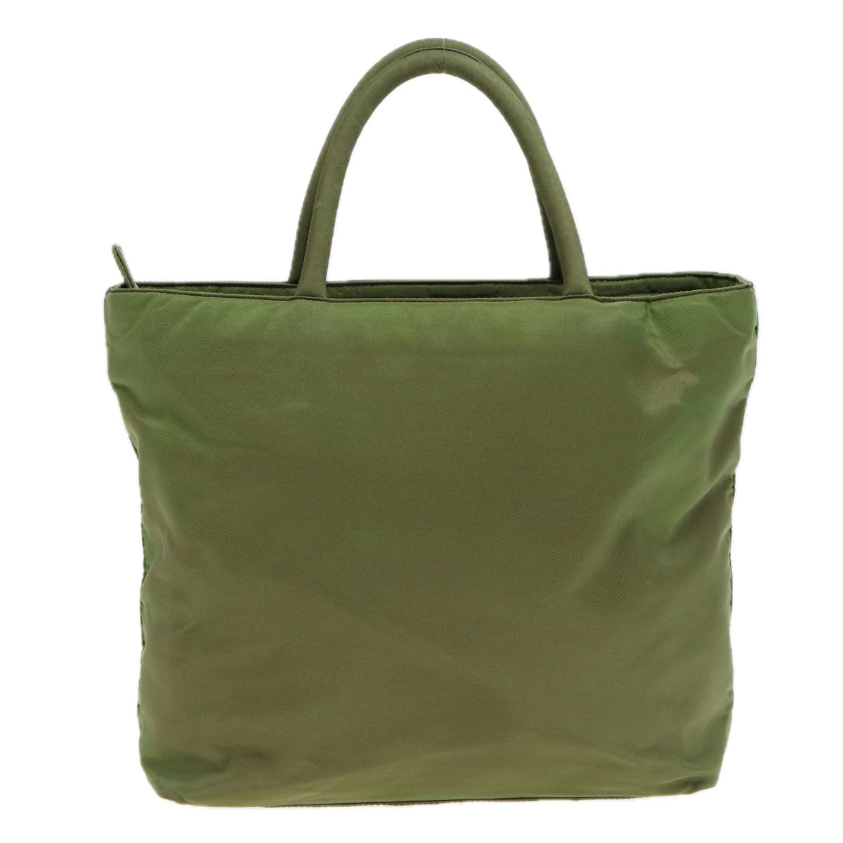 Prada Hand Bag Khaki Auth Nylon Travel Bag Khaki Auth 81184