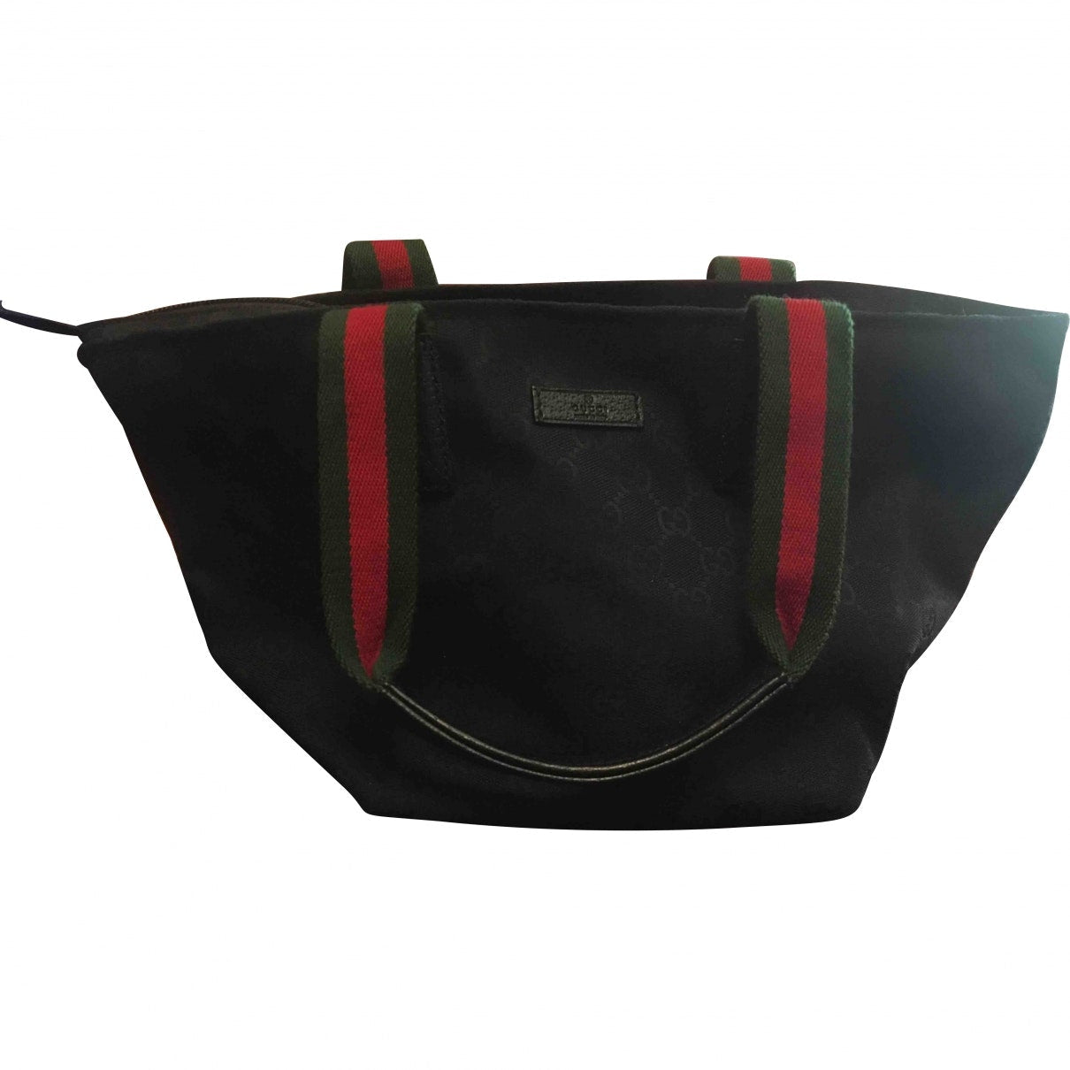 Gucci black cotton handbag