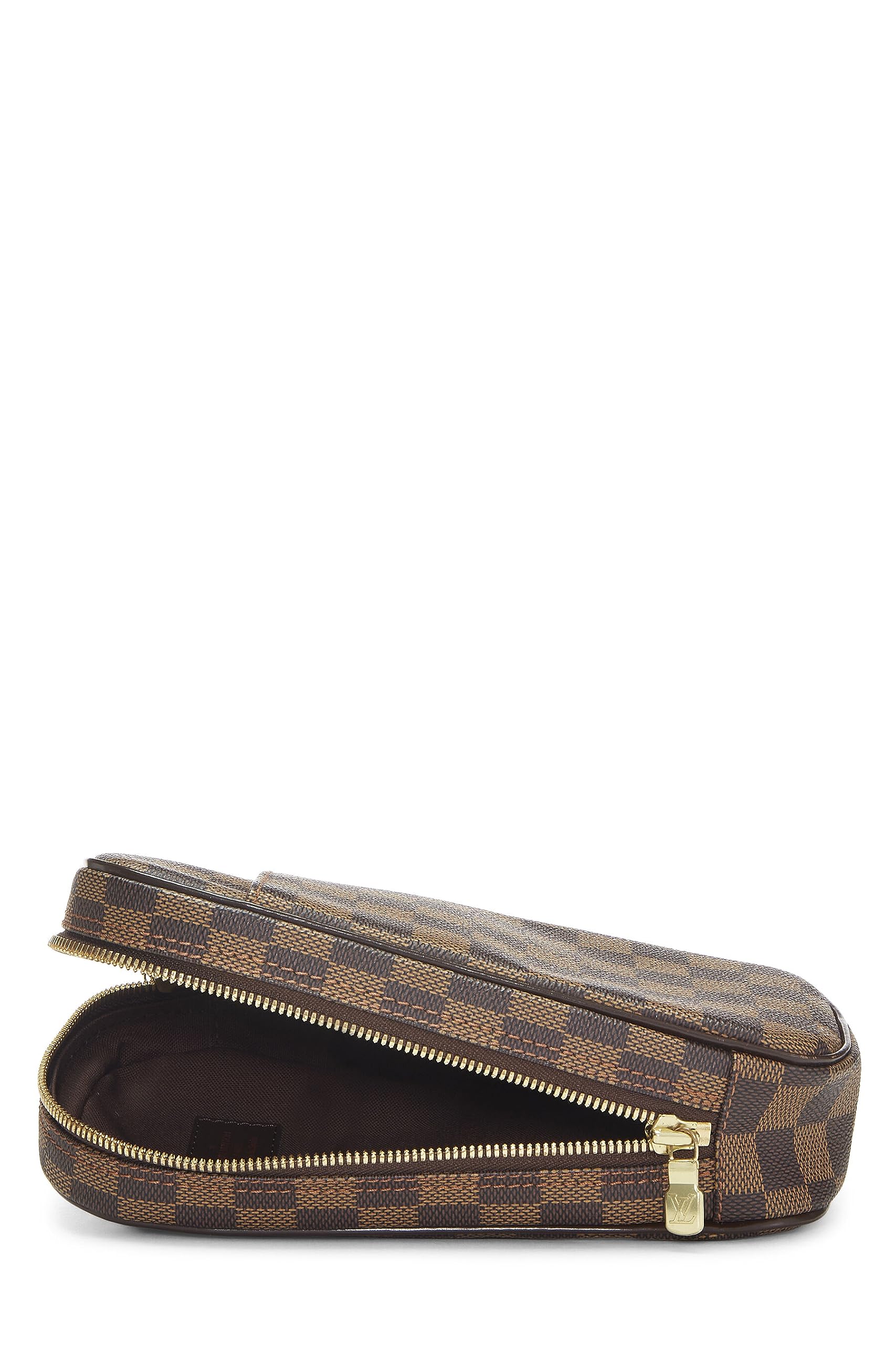 Louis Vuitton,  Damier Ebene Pochette Gange, Brown