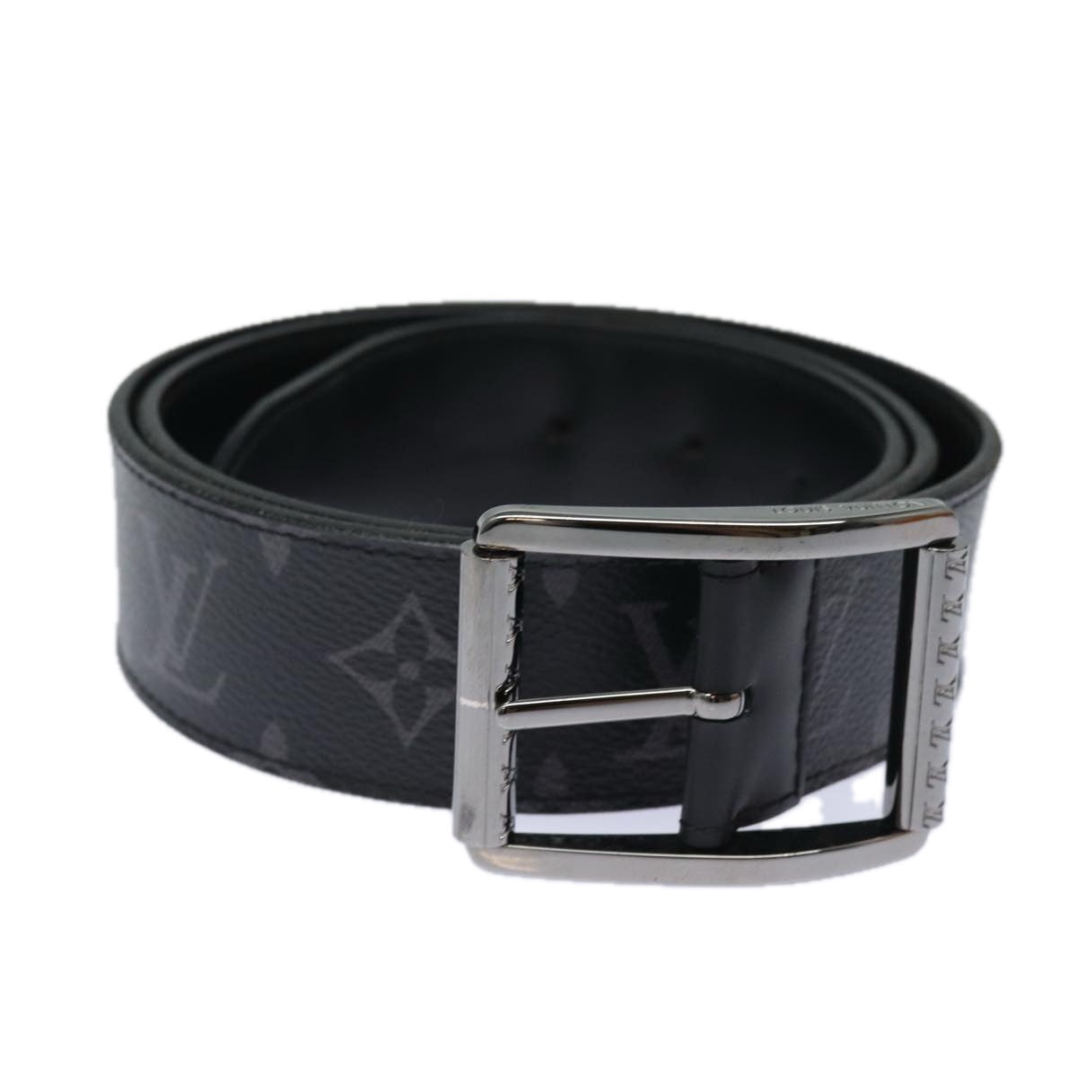 Louis Vuitton Monogram Eclipse Ceinture Reverso Belt 40.9" LV