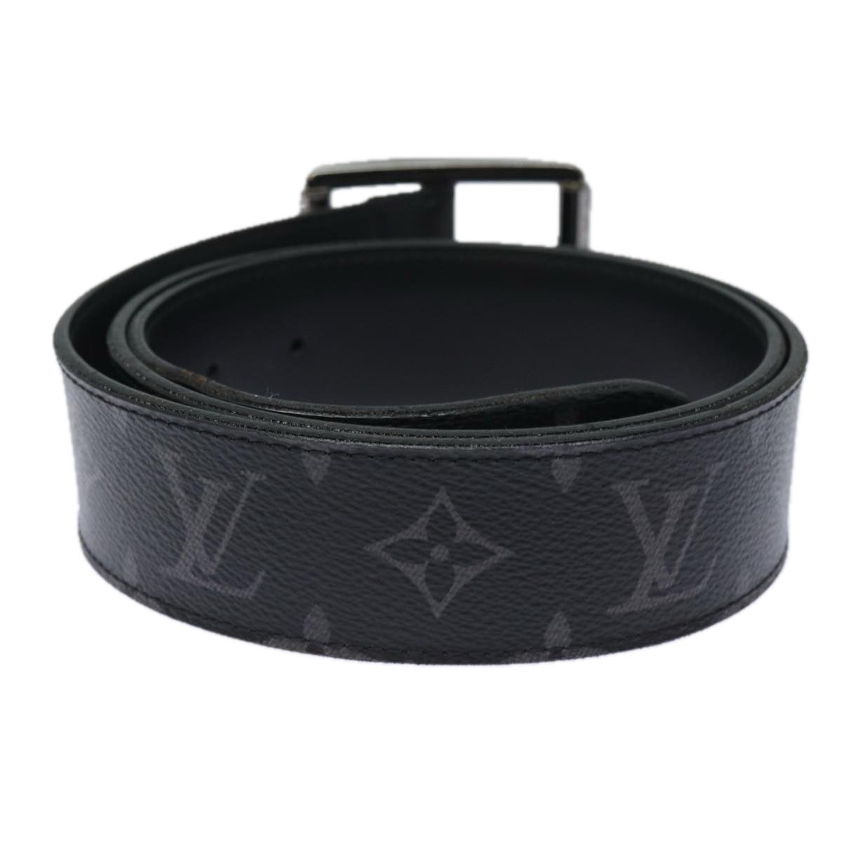 Louis Vuitton Monogram Eclipse Ceinture Reverso Belt 40.9" LV