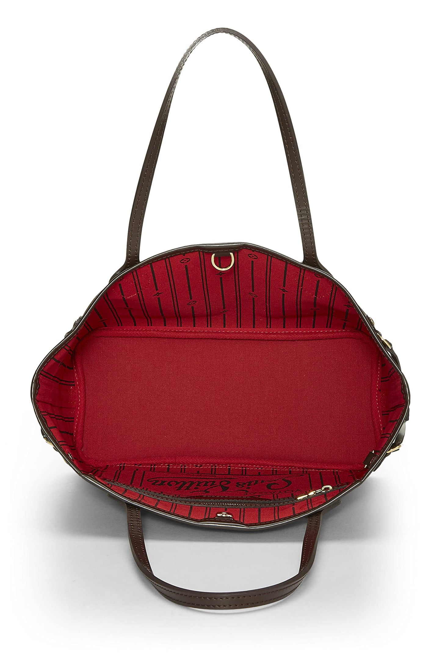 Louis Vuitton,  Damier Ebene Neverfull PM, Brown