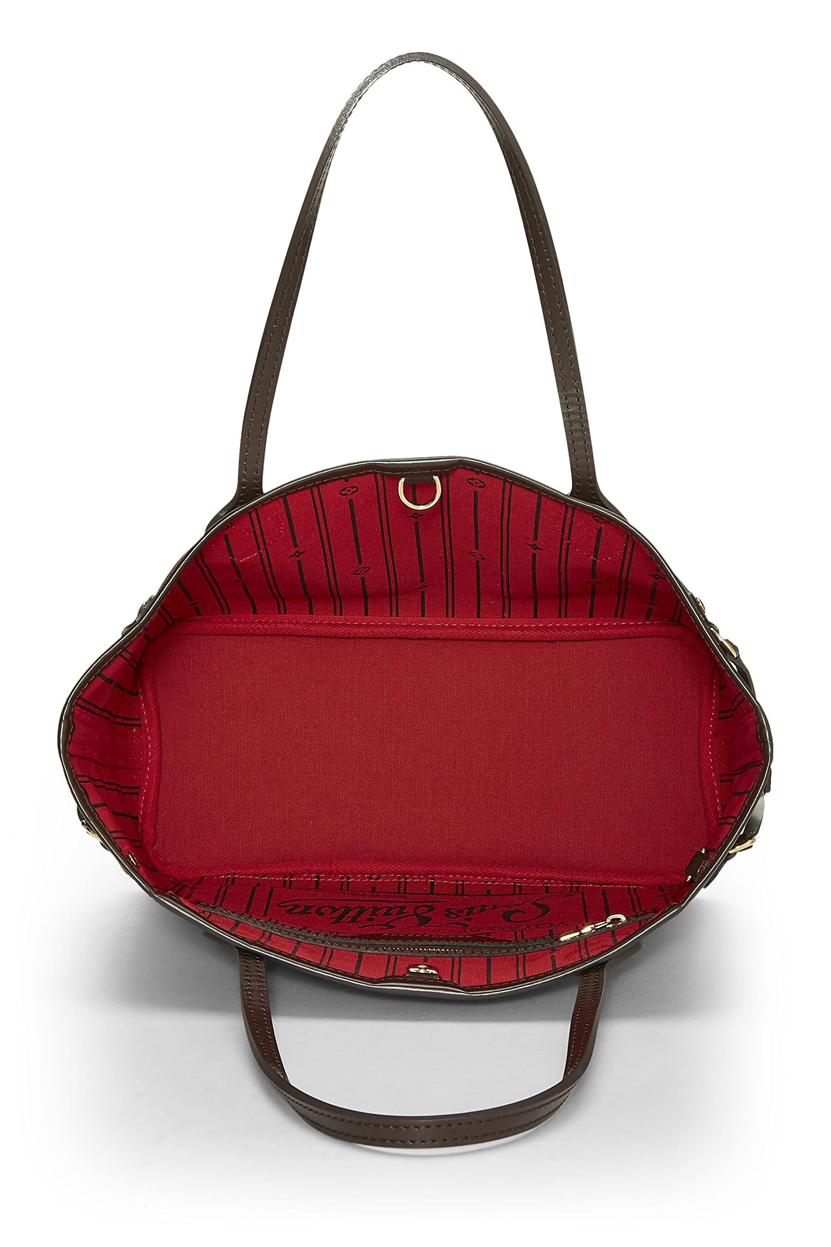 Louis Vuitton,  Damier Ebene Neverfull PM, Brown