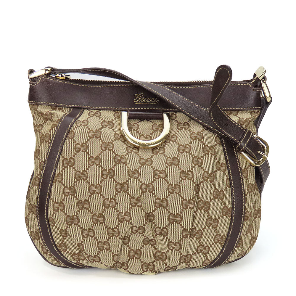 Gucci GG Abbey Canvas Beige Shoulder Bag