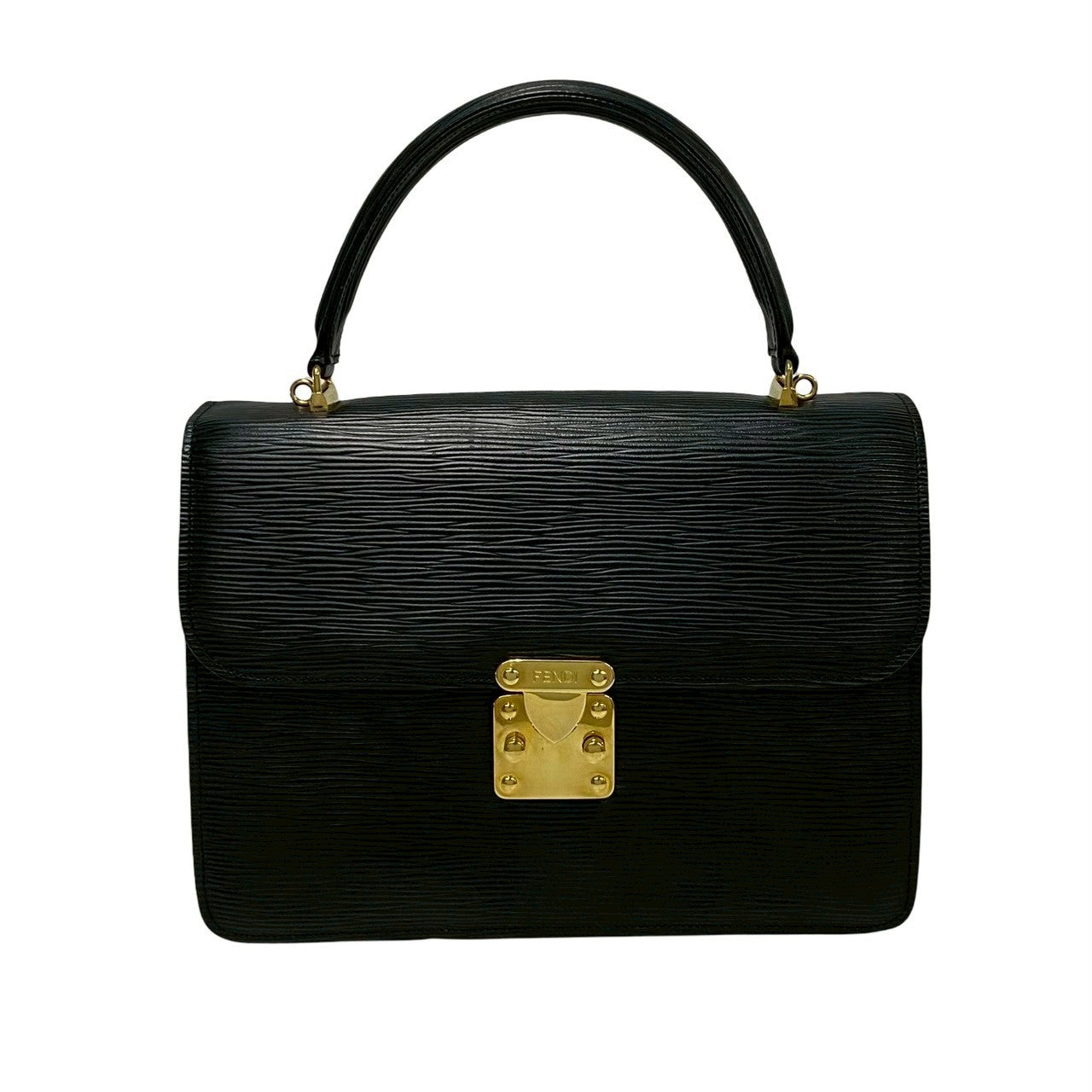 Fendi Ff Epi 2Way Handbag Logo Travel Bag