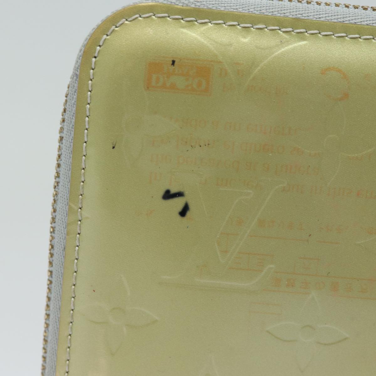 Louis Vuitton Monogram Vernis Eldridge Long Wallet Gris LV
