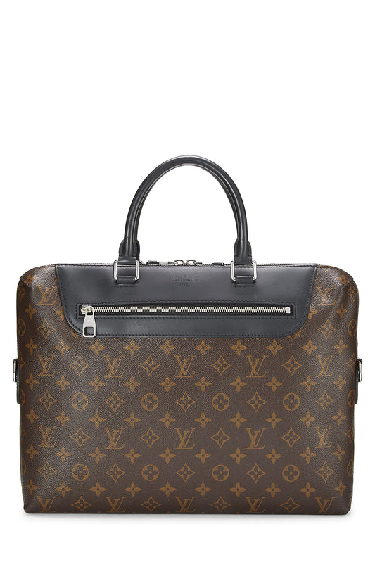 Louis Vuitton,  Monogram Macassar Porte-Documents Jour, Brown