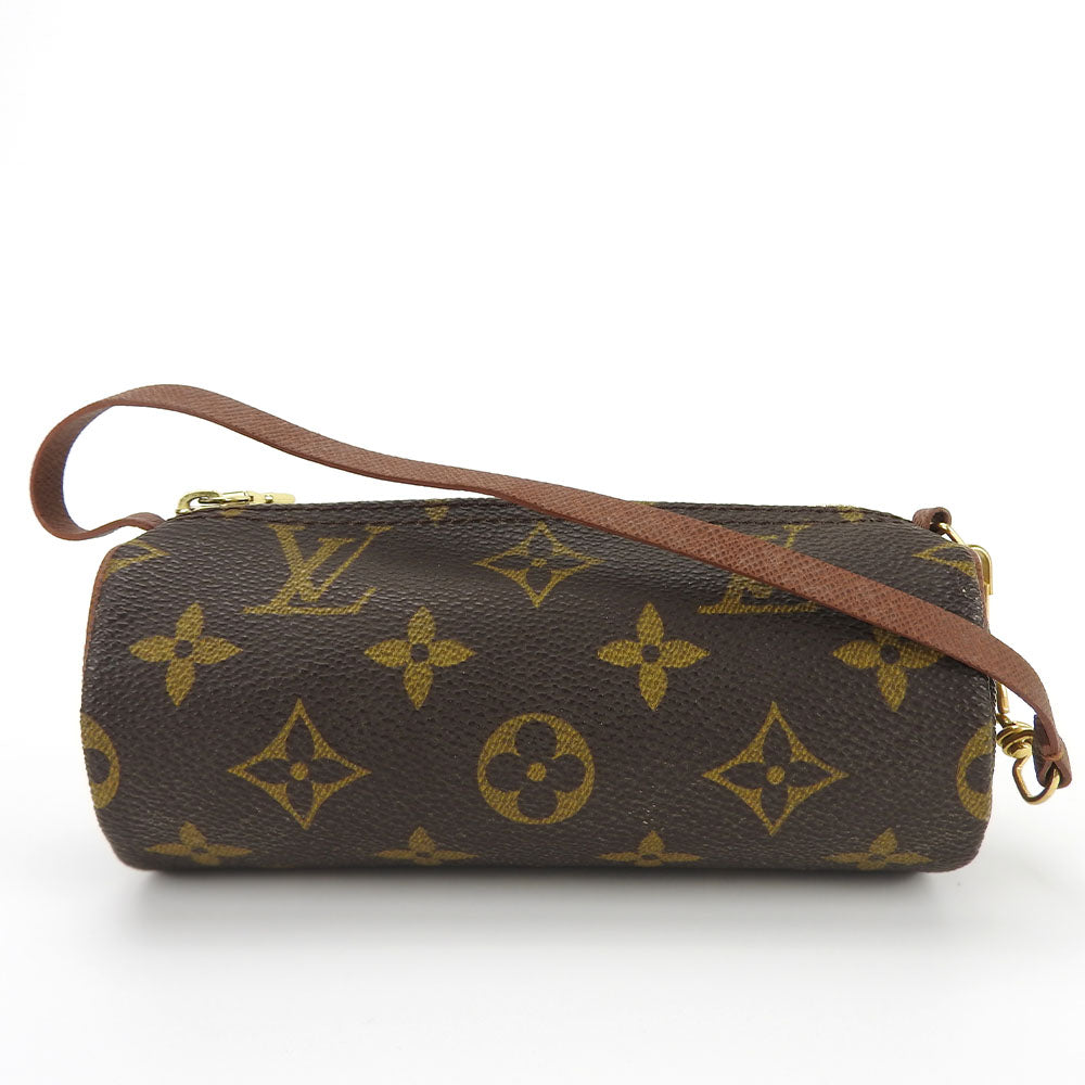 Louis Vuitton Pouch M51385 Cylindrical pouch Papillon Monogram Brown Handbag