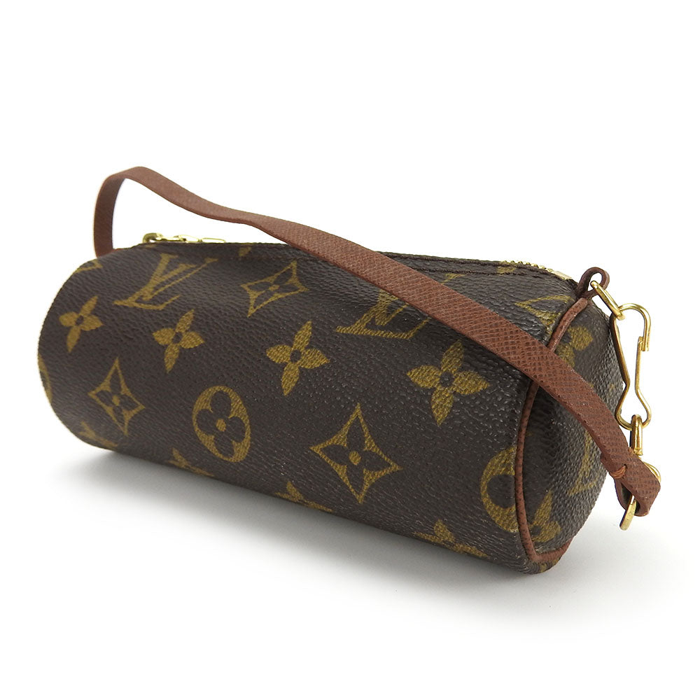 Louis Vuitton Pouch M51385 Cylindrical pouch Papillon Monogram Brown Handbag