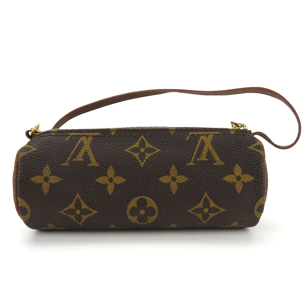 Louis Vuitton Pouch M51385 Cylindrical pouch Papillon Monogram Brown Handbag
