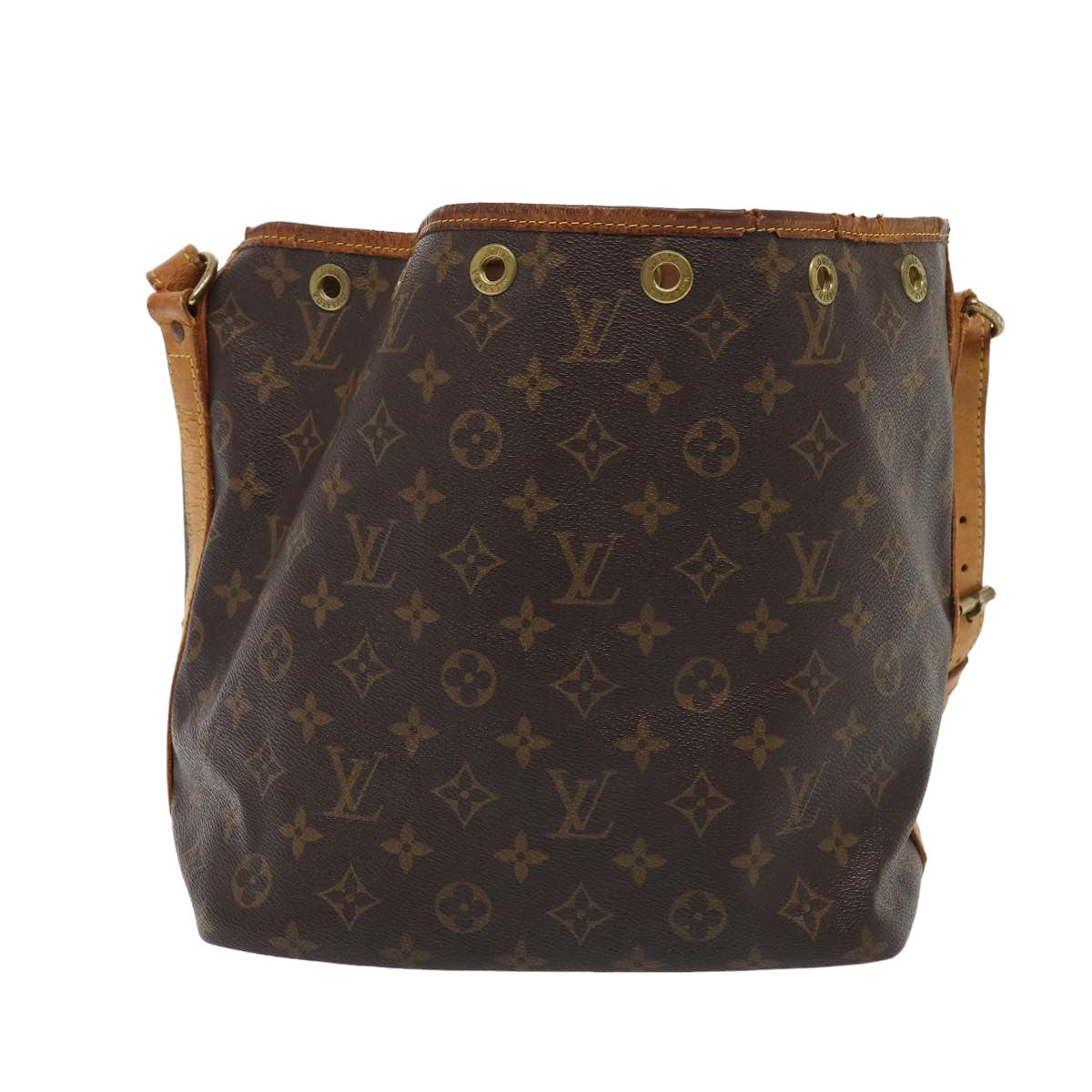 LOUIS VUITTON Monogram Petit Noe Shoulder Bag M42226 LV Auth 81392
