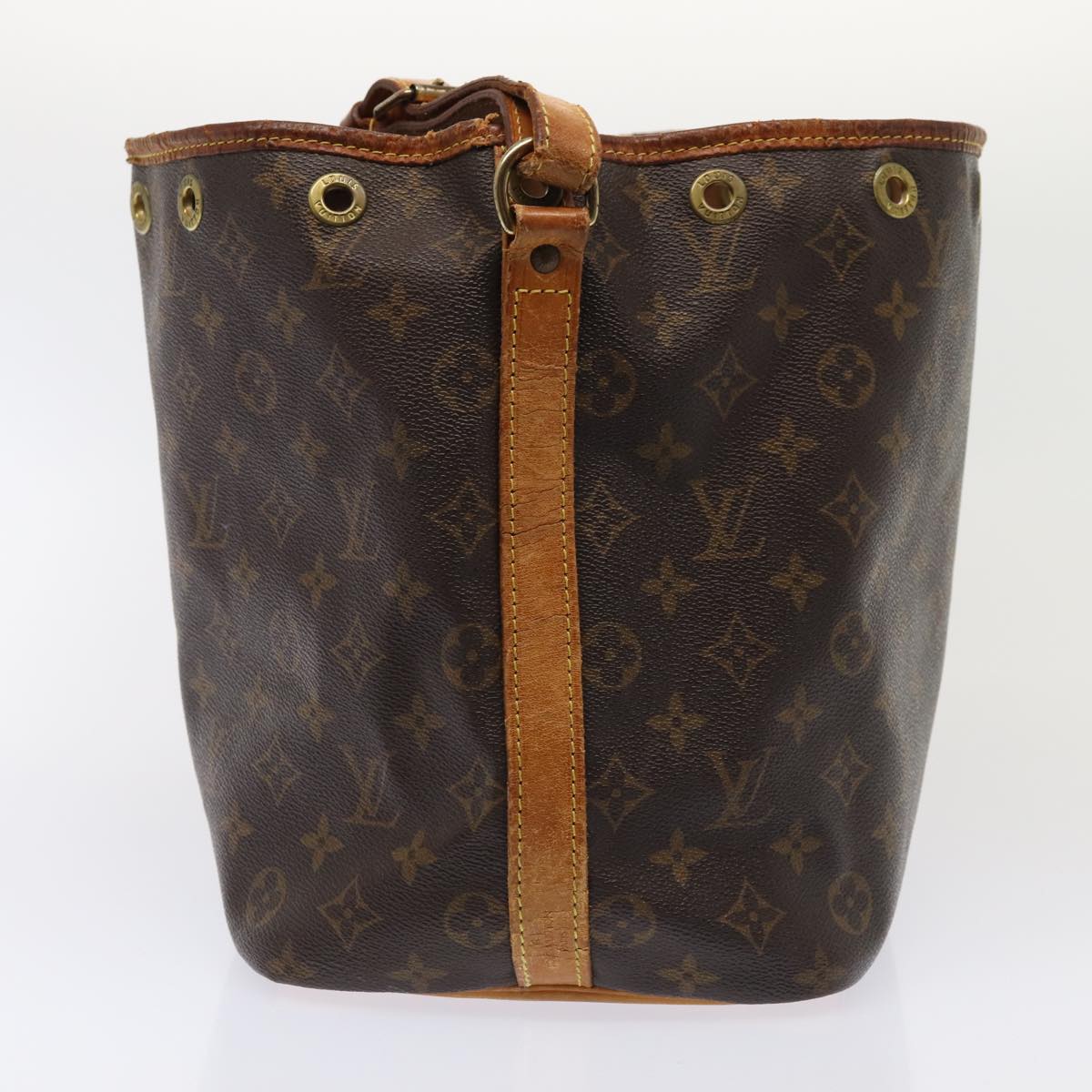 LOUIS VUITTON Monogram Petit Noe Shoulder Bag M42226 LV Auth 81392