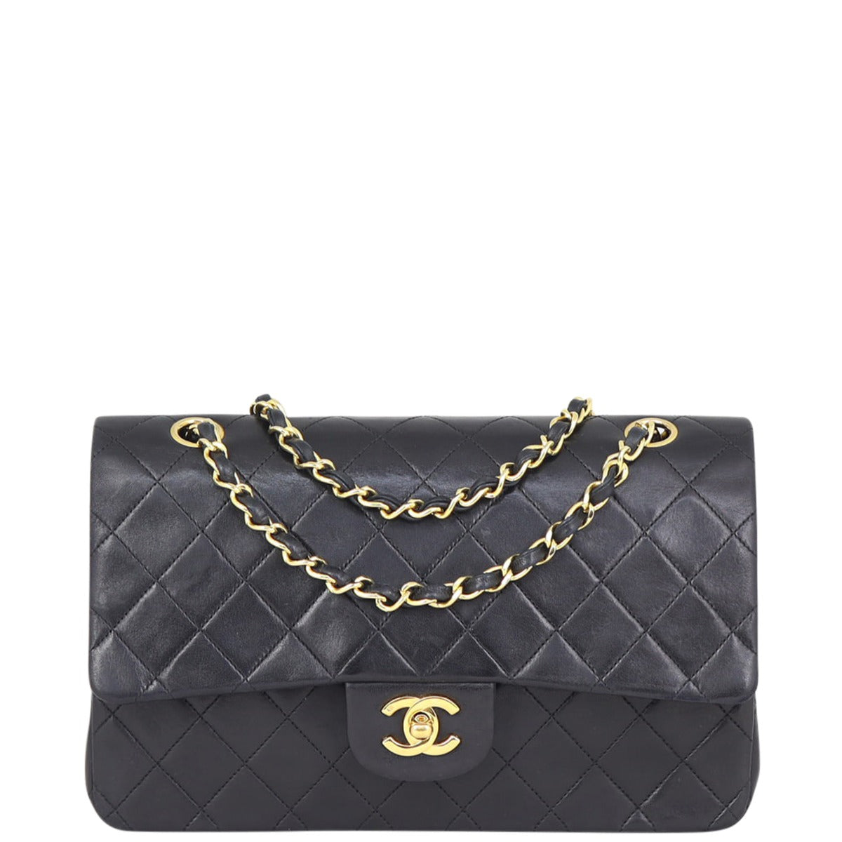 Chanel Classic Double 1 Series Handbag Medium Flap