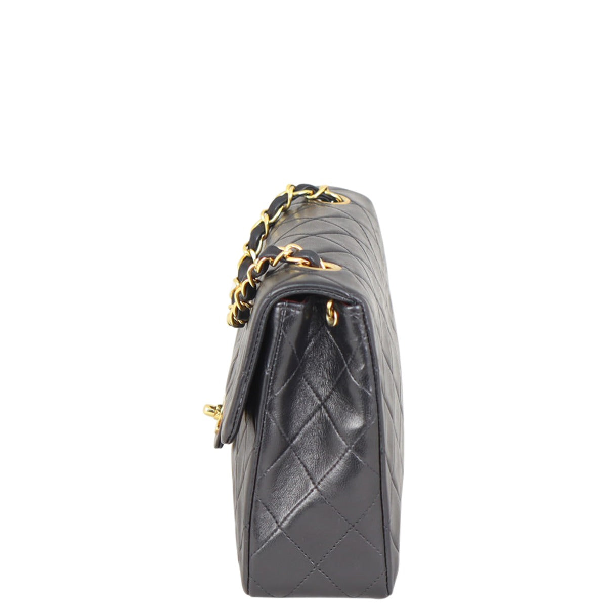 Chanel CC Single Bag Hardware Gold Flap Handbag