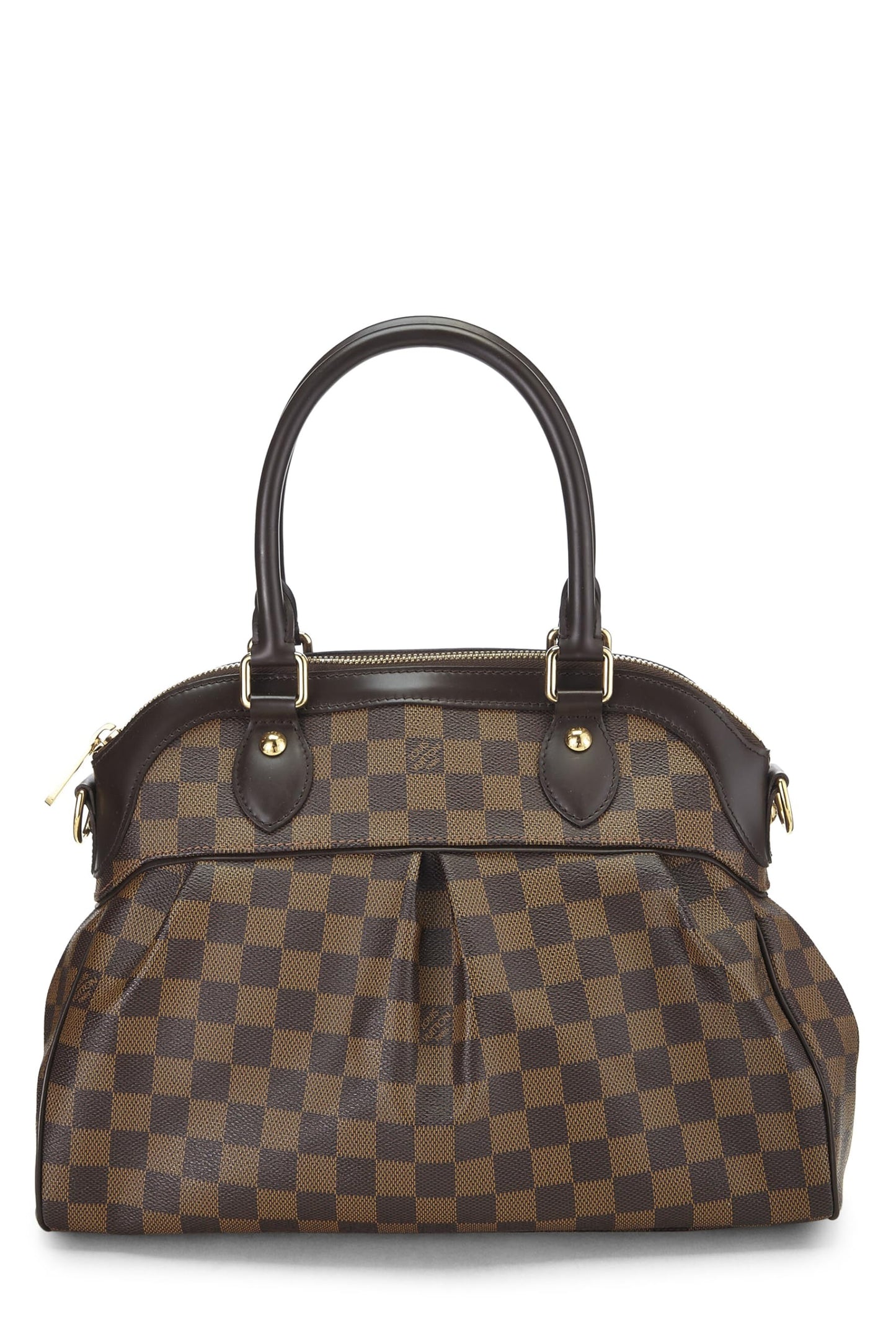 Louis Vuitton,  Damier Ebene Trevi PM, Brown
