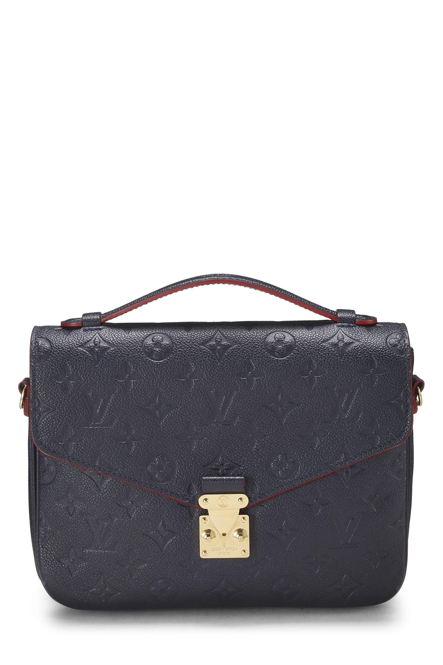 Louis Vuitton,  Bleu Infini Monogram Empreinte Pochette Metis, Navy