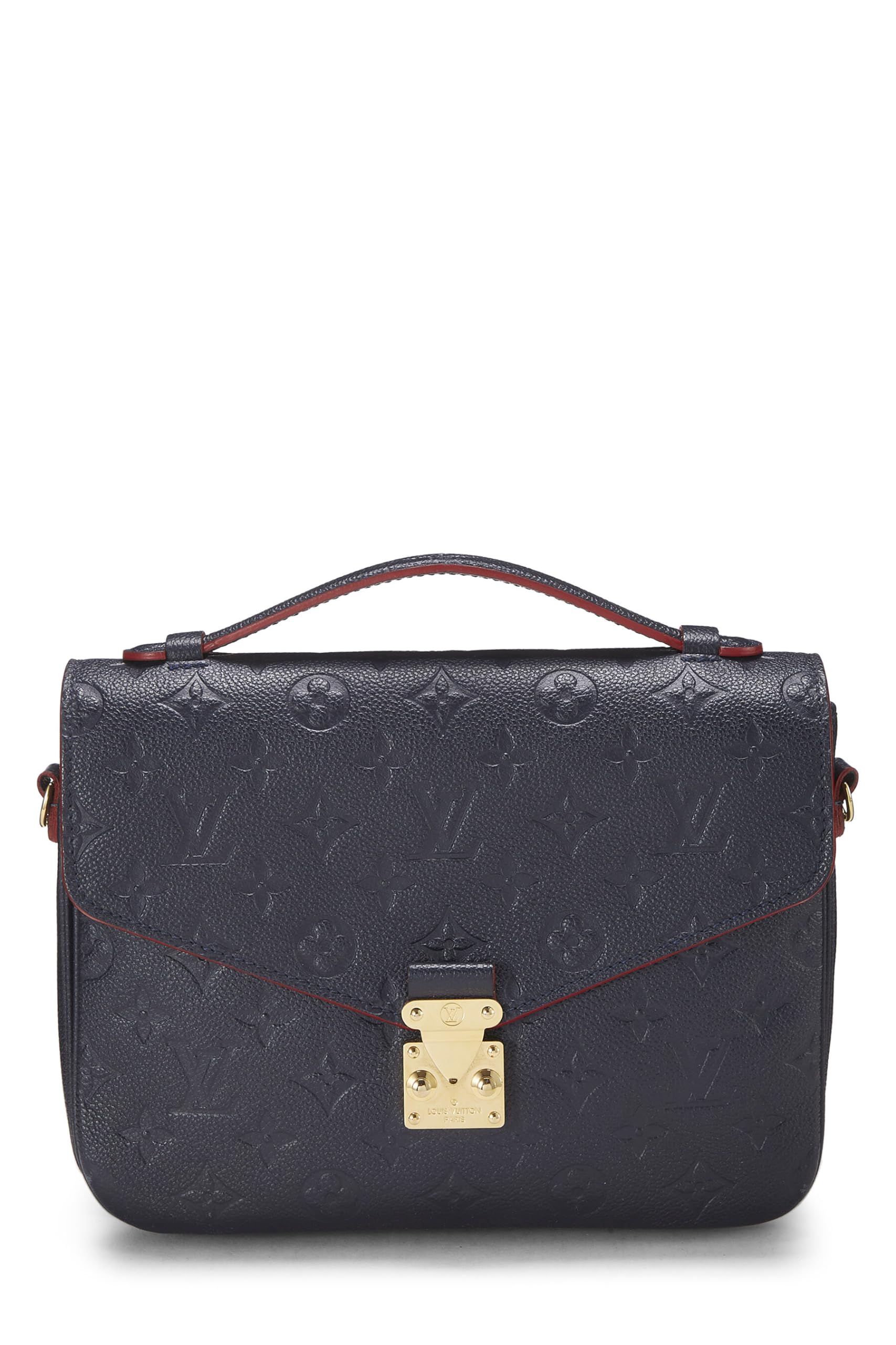 Louis Vuitton,  Bleu Infini Monogram Empreinte Pochette Metis, Navy
