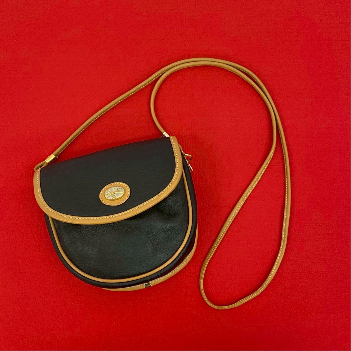 Gucci 814K813 Leather Black Shoulder Bag