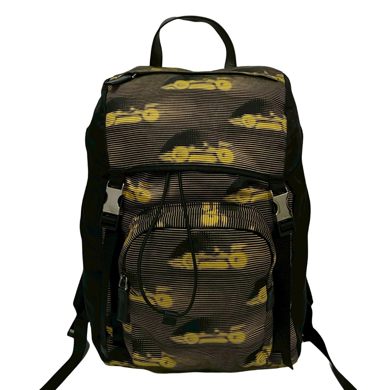 Prada Official Name Backpack Leather Nylon
