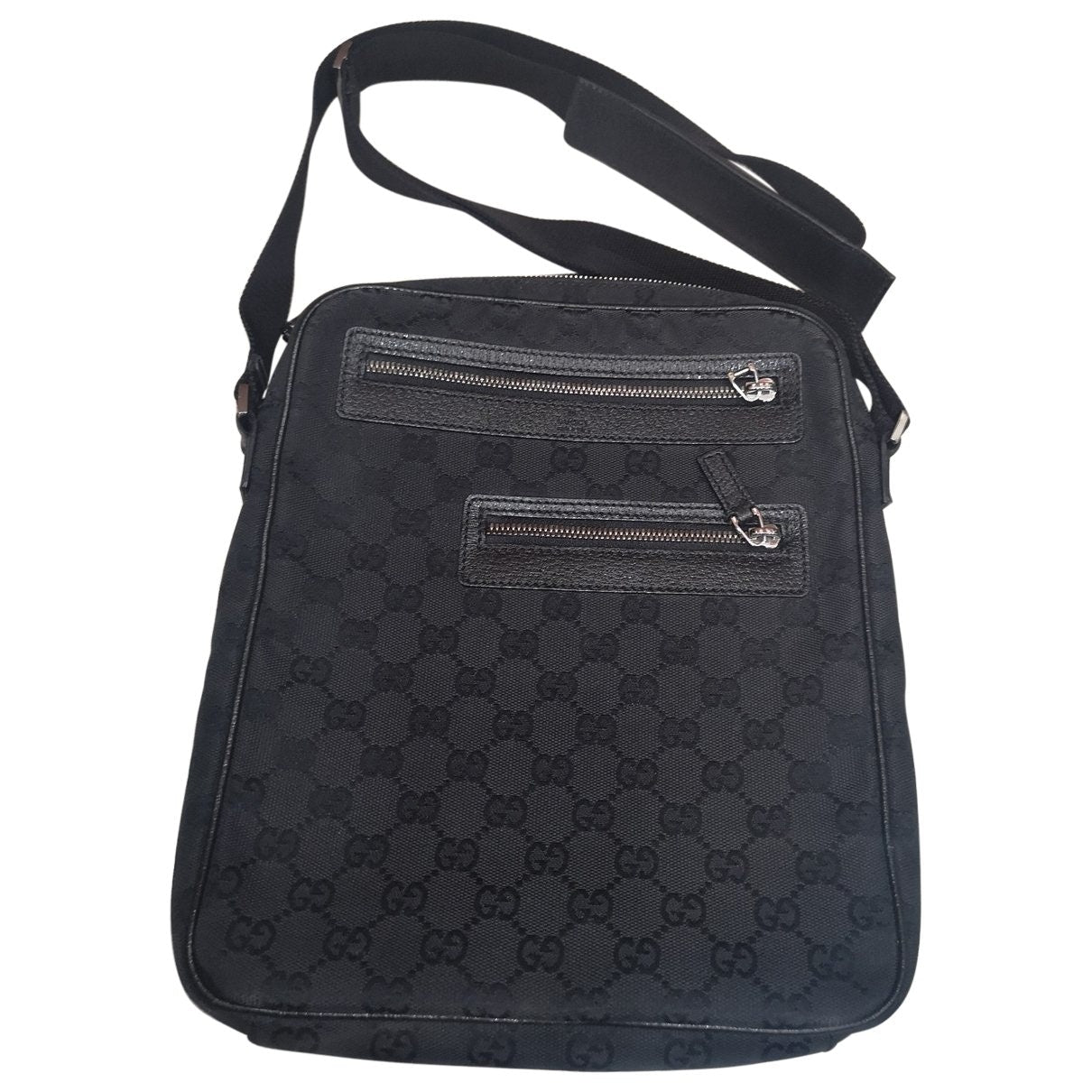 Gucci black cloth handbag