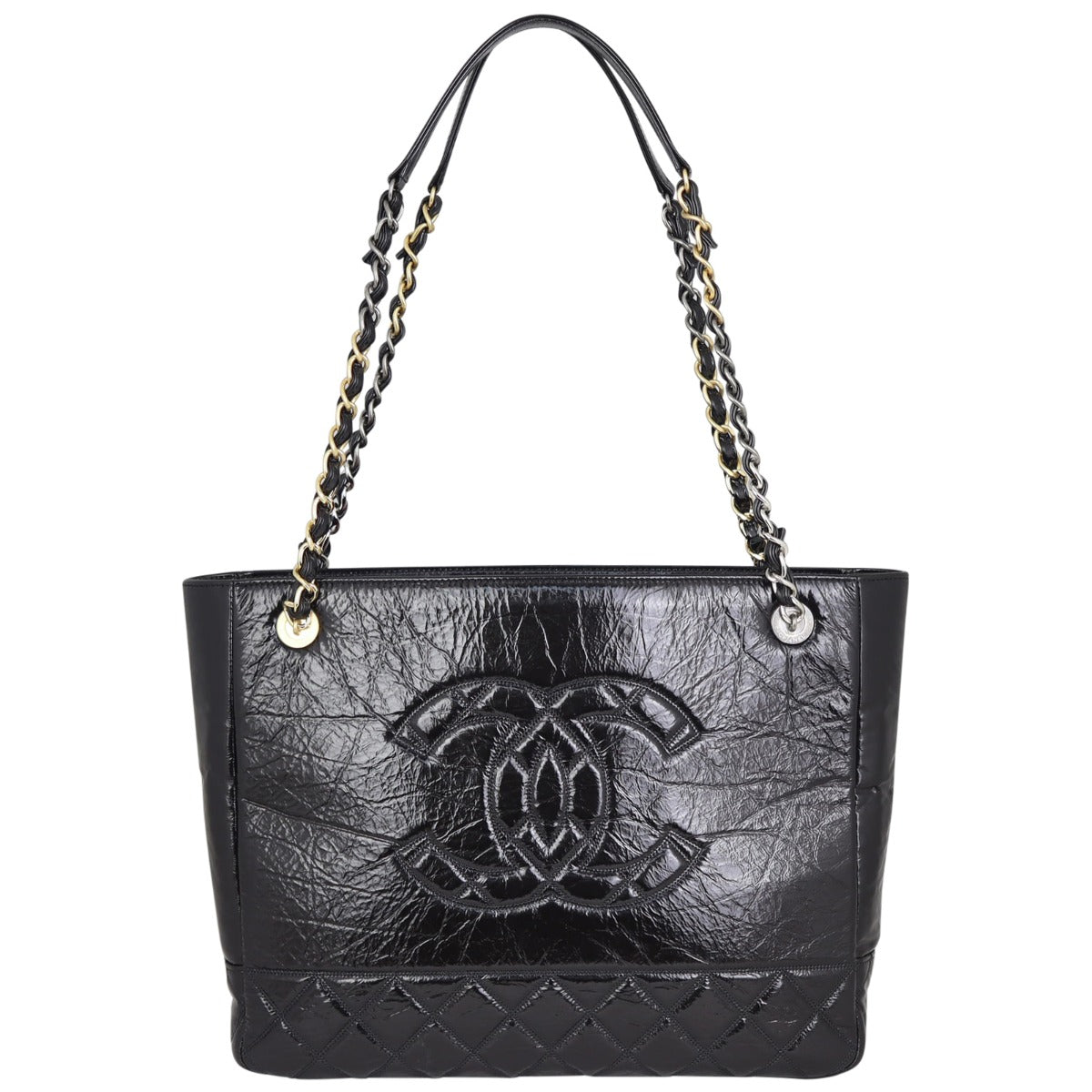 Chanel CC Calfskin Shopping Bag Handbag