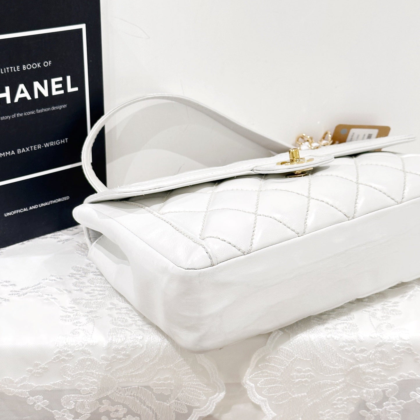 Chanel   wild stitch flap handbag
