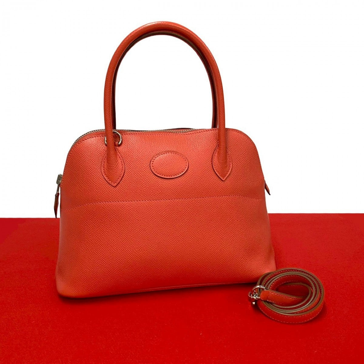 Shoulder Bag Epsom Bored Women Pink