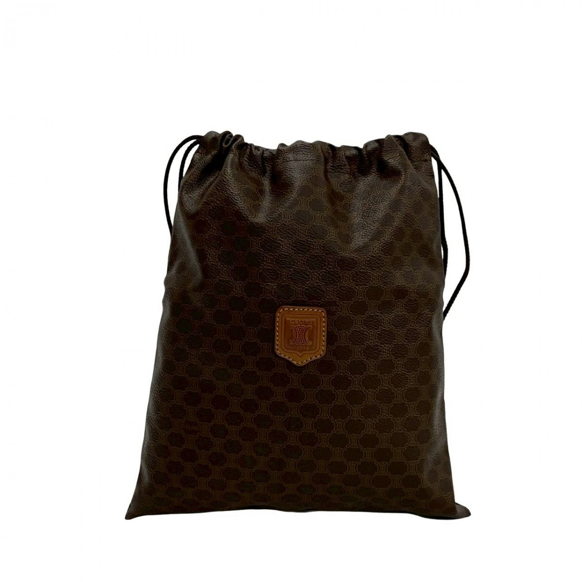 Pouch Pvc, Macadam Blazon Pattern Triomphe Women Leather Brown Travel Bag