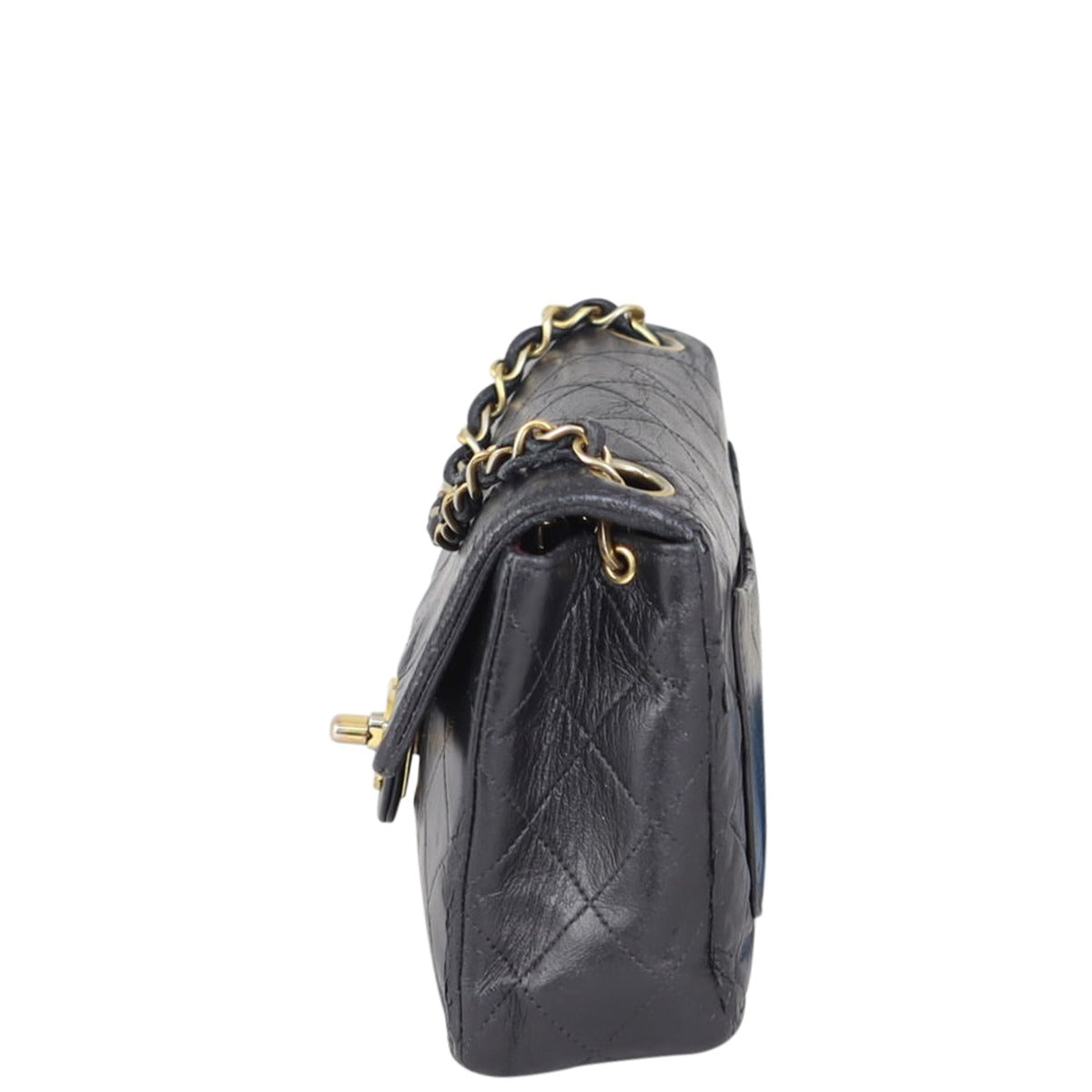 Chanel Classic Square GTH Handbag Black Mini Mini Bag