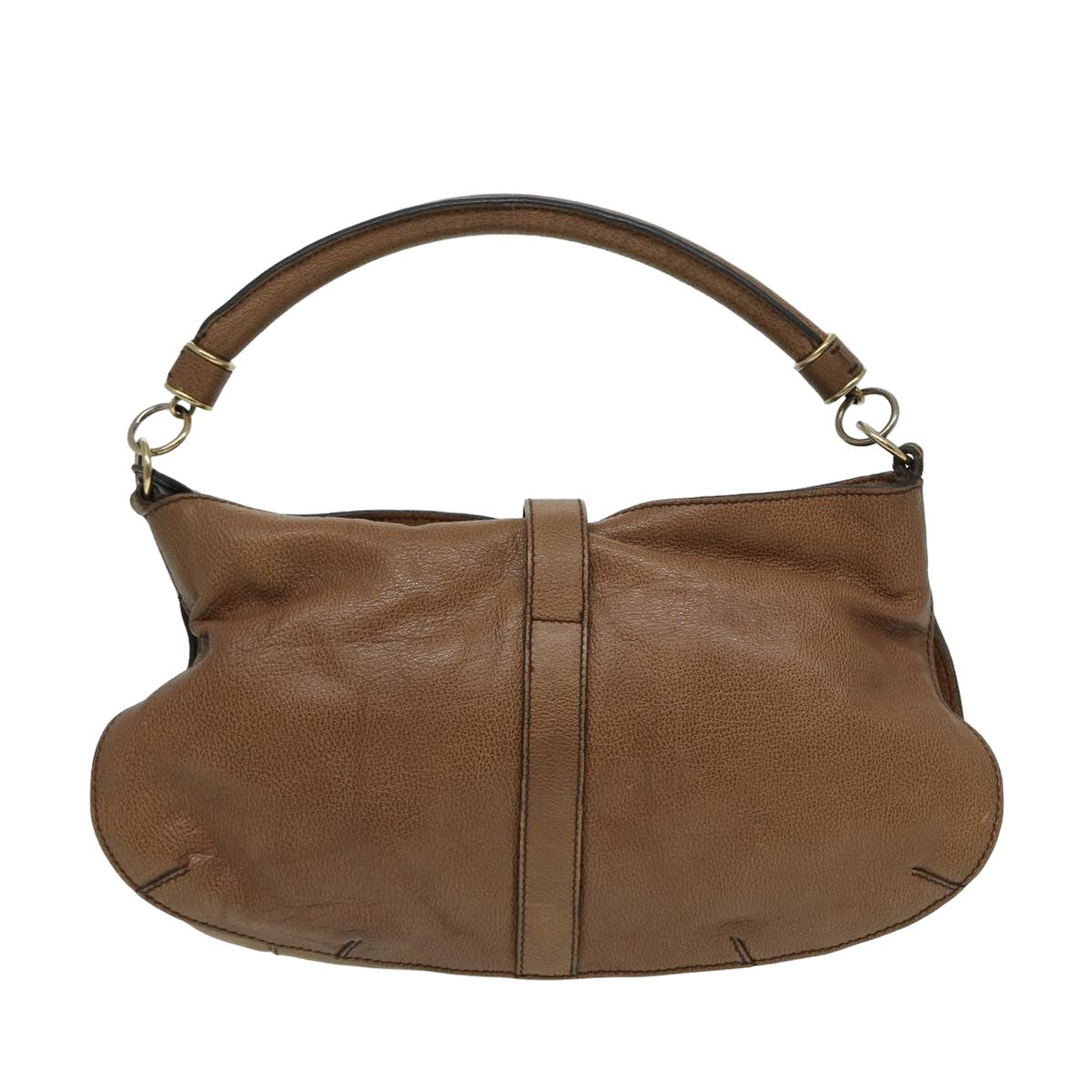 Burberry Luxury Shoulder Bag 2Way Auth Leather Brown