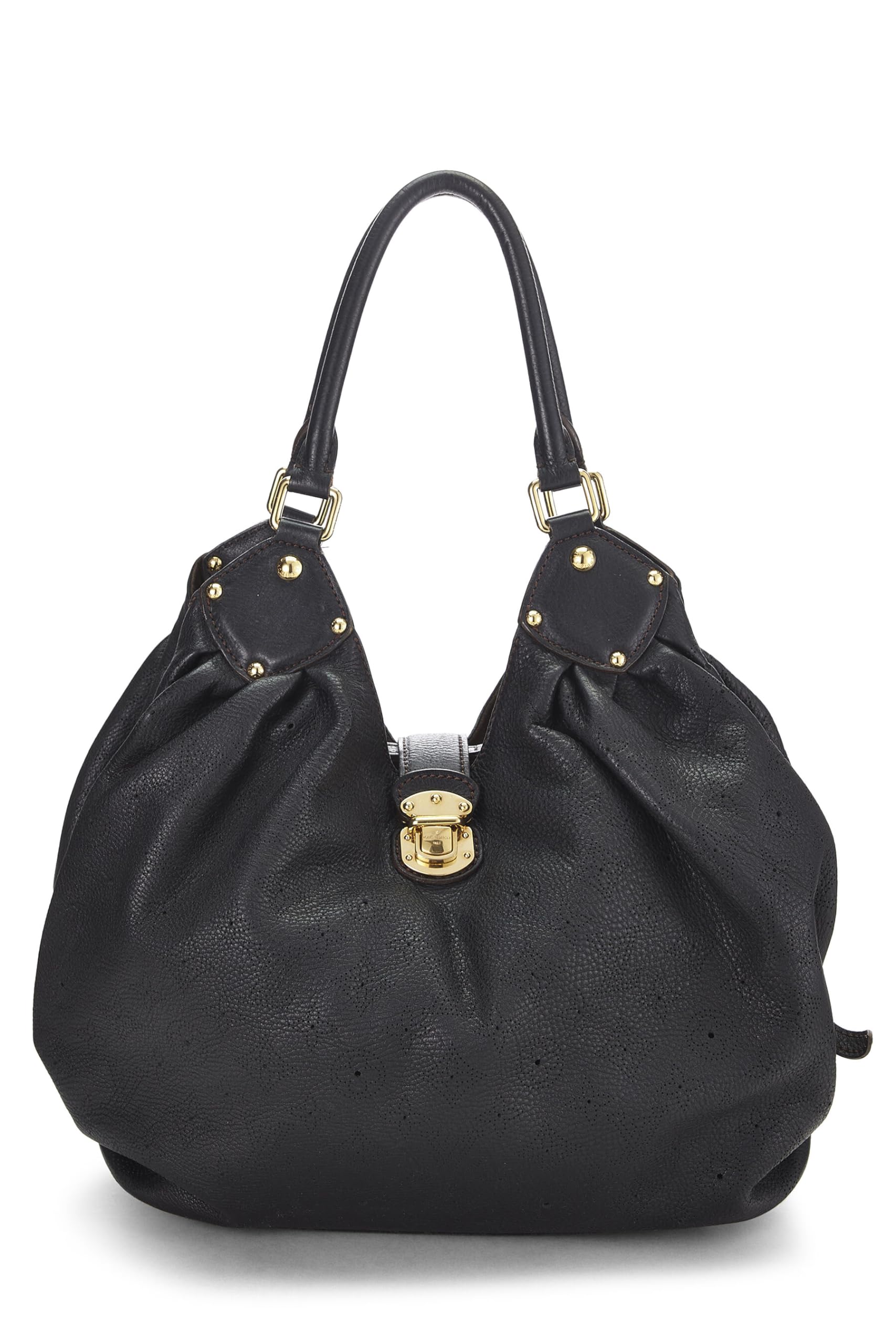 Louis Vuitton,  Black Monogram Mahina Large, Black