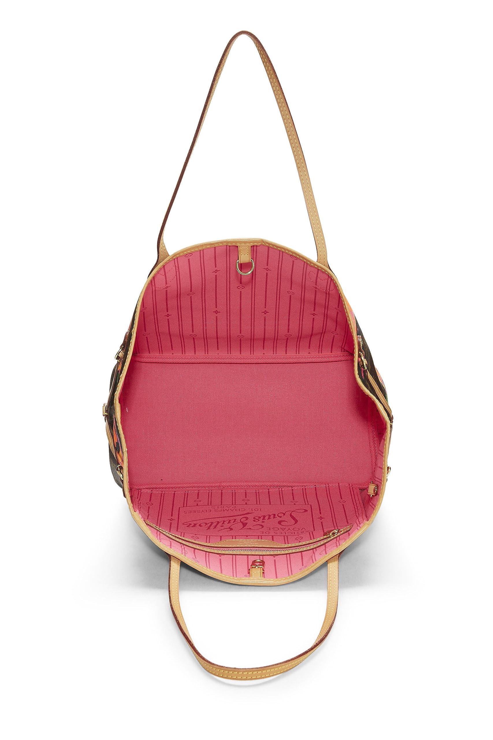 Louis Vuitton,  Stephen Spro  x Louis Vuitton Monogram Canvas Roses Neverfull MM, Brown