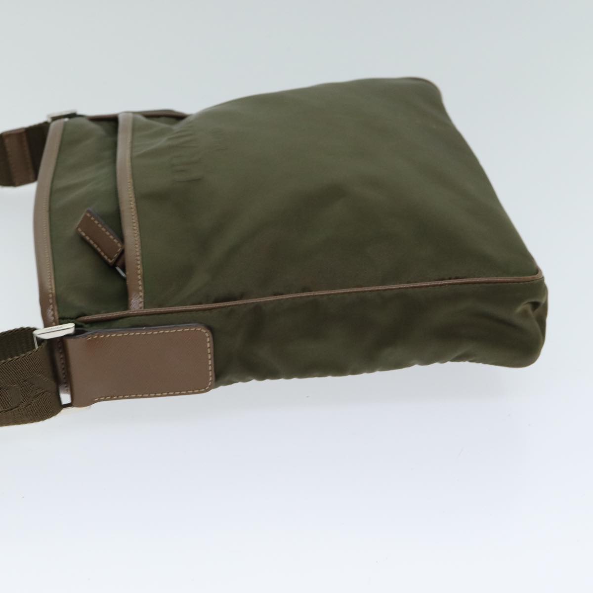 Prada Shoulder Bag Khaki Auth Nylon Khaki Auth 81796